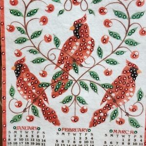 Embellished Cardinal Wall Hanging